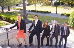 Our 2015 Summer Legal Interns from Left to Right: Ahnna Reicks, Adam Brizzolara, Karly McCrory, Ben Pelt, & Sun Seo.