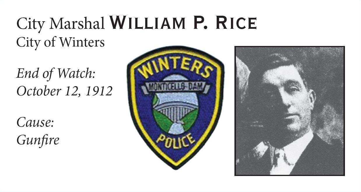 City Marshal William Rice