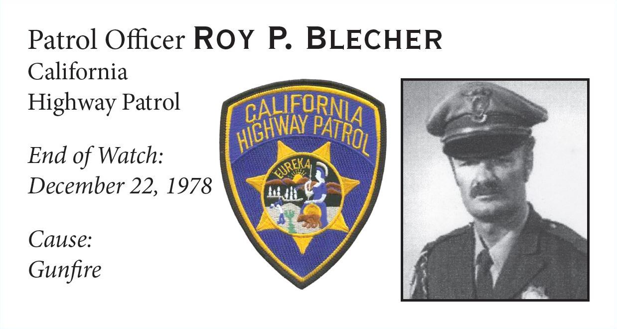 Patrol Officer Roy Blecher