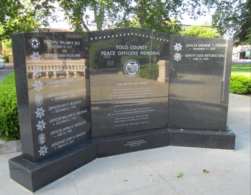 Yolo County Fallen Peace Officer Memorial