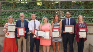 The image includes the 2018 MCCC Justice Leadership Awards Recipients