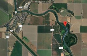 Photo depicts an aerial view of Portuguese Bend near Knights Landing