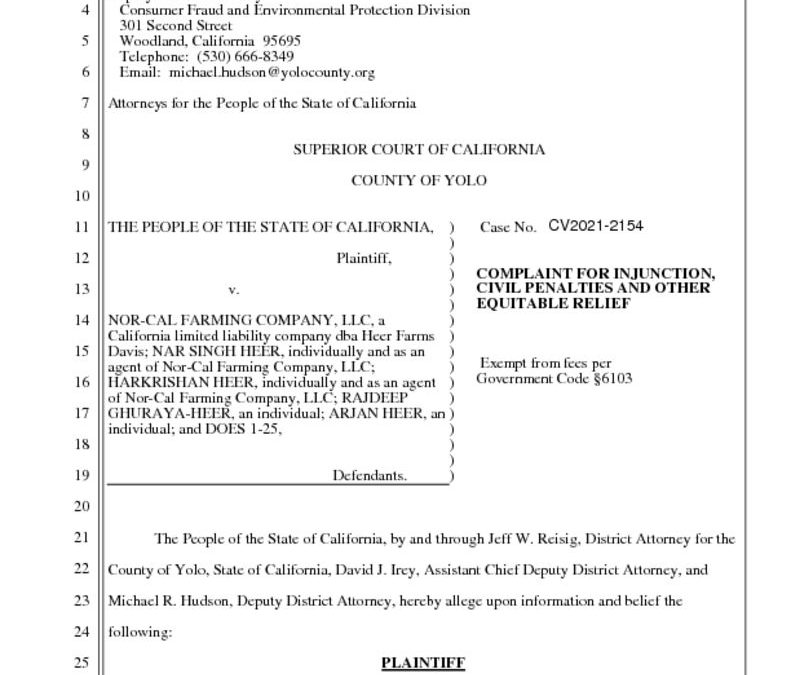 thumbnail of 21 12 8 FILED Heer Litigation Complaint