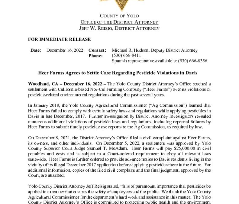thumbnail of PRESS RELEASE HEER FARMS JUDGMENT