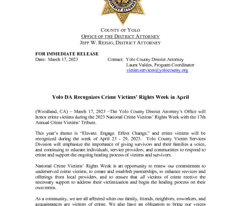 Press release natl crime victims rights week 2023 yolo county