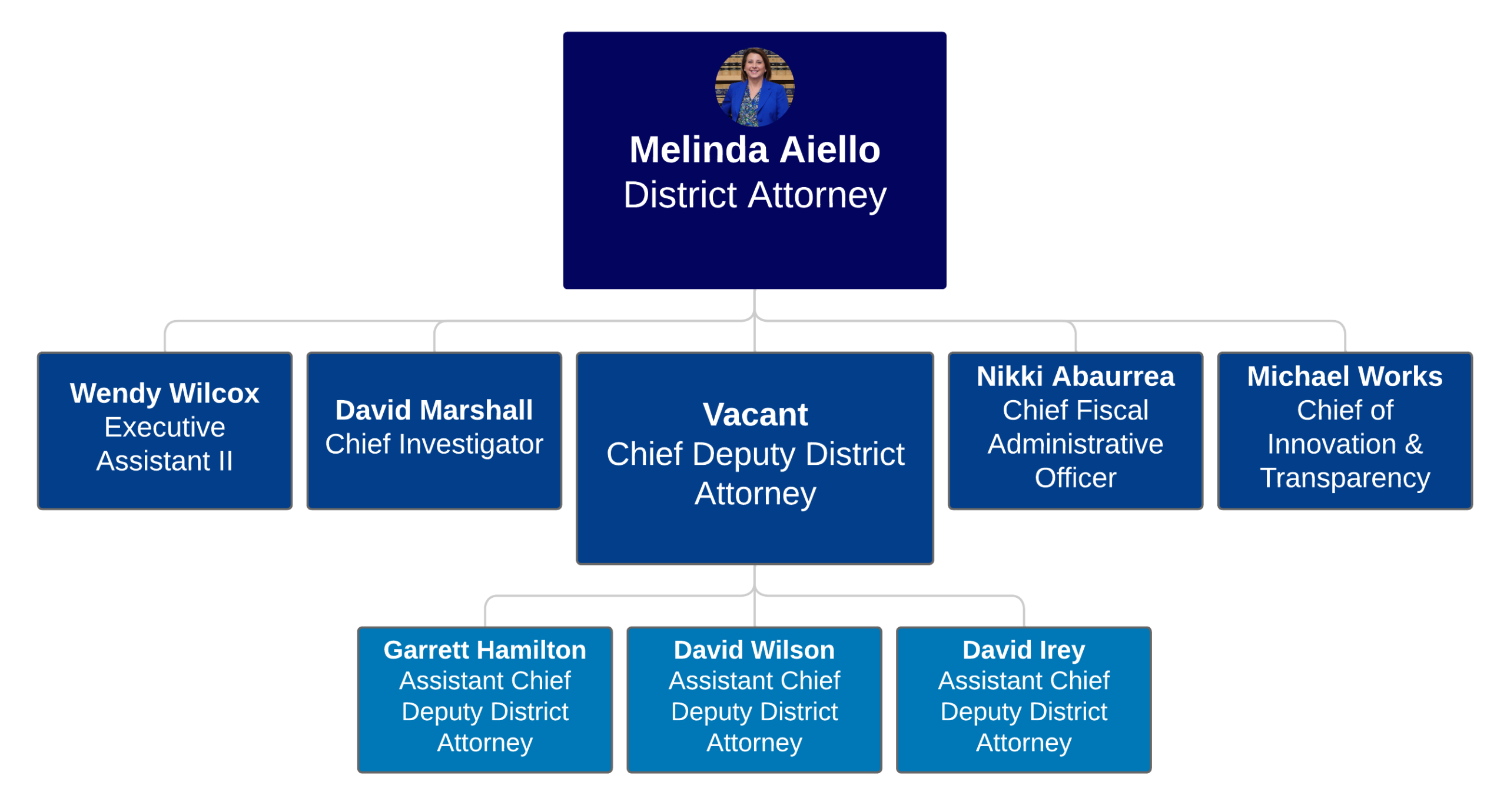 District Attorney Org Chart 2025